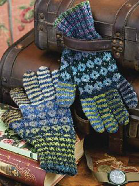 Diamonds & Stripes Gloves