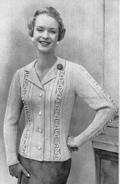A Richly Patterned Cardigan