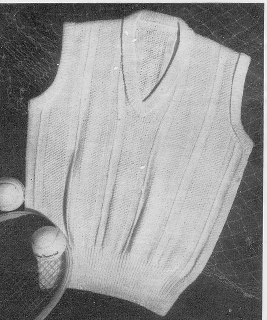 White Tennis Pullover 1587