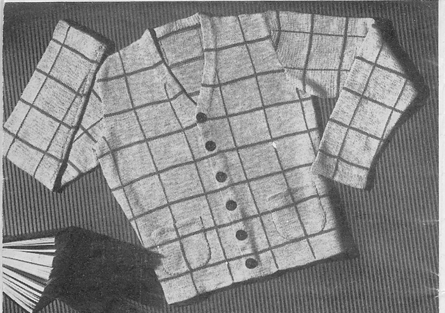 Checked Cardigan 1794