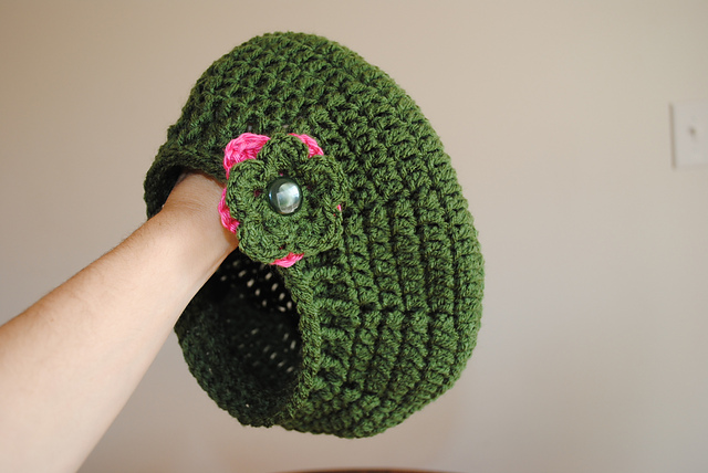 Childs Slouch Hat with Ribbed Edge
