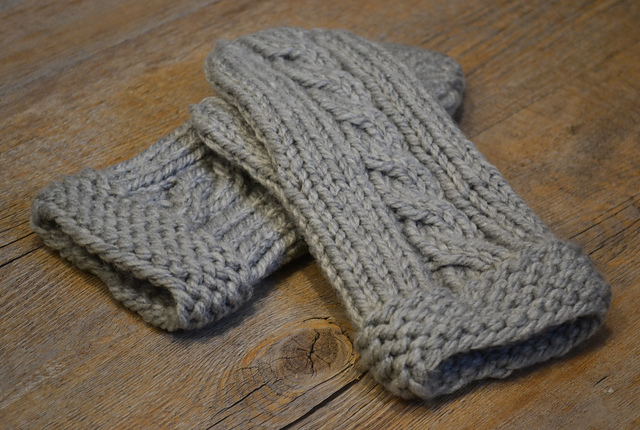 Cozy Cable Mittens