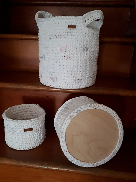 Wool & Wood Baskets