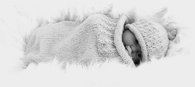 Cozy Cocoon & Hat Set