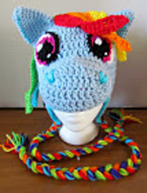 Rainbow Pony Hat