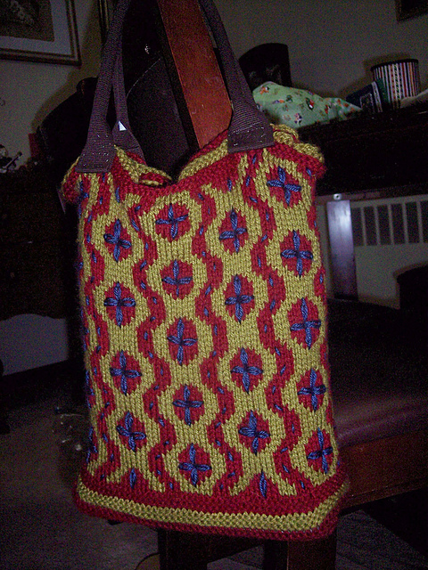 Fair Isle Book Bag