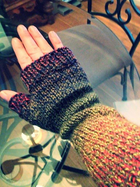 Slim and Funky Fingerless Gloves