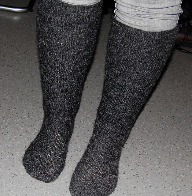 Checkered Knee-High Socks