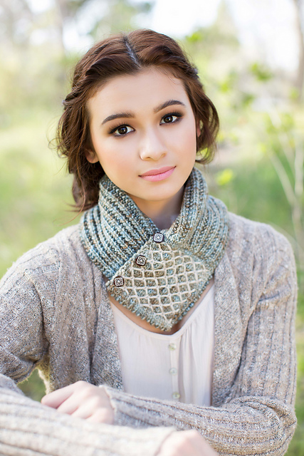 Quilted Lattice Ascot (2 color)