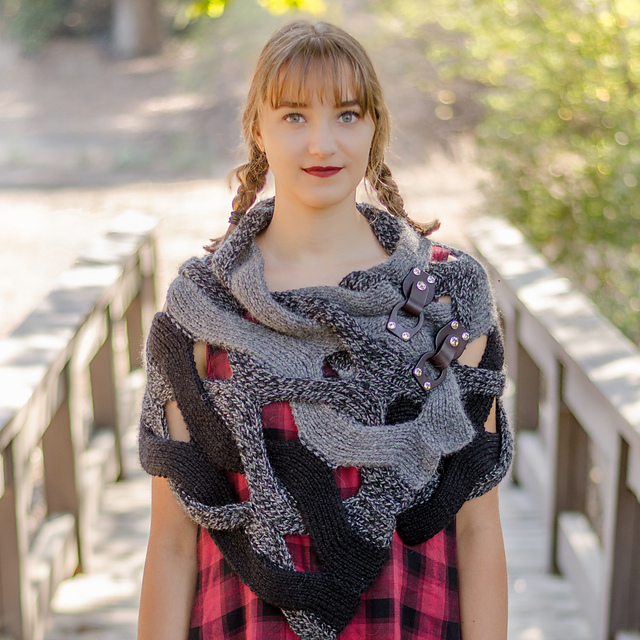 Japanese Weave Crescent Wrap