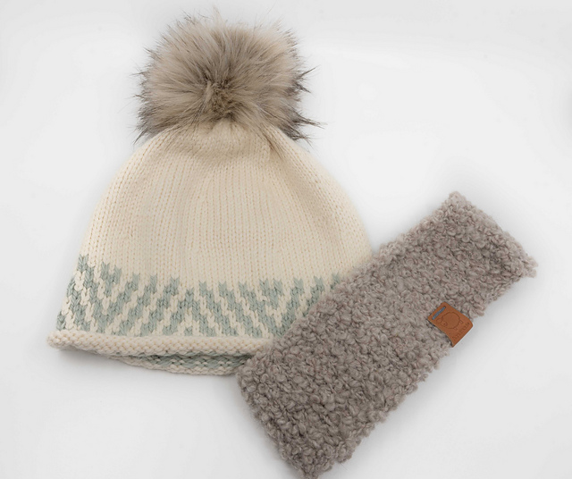 Sheepie Hat & Headband