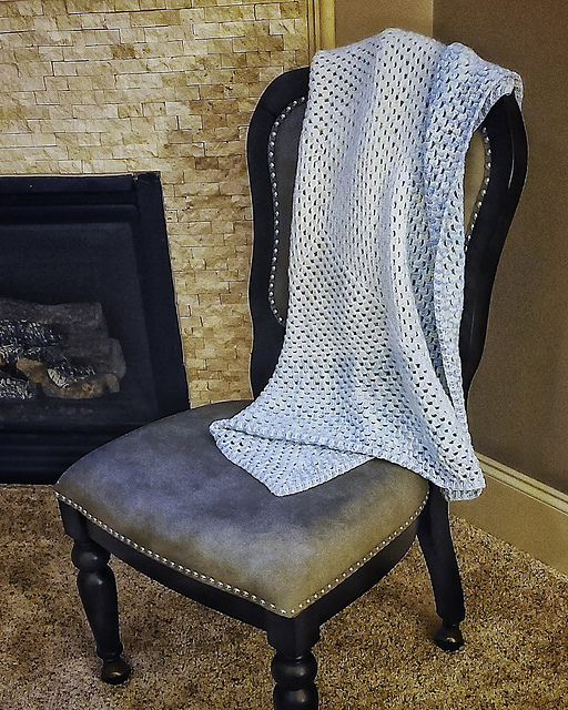 Simple Granny Rectangle Baby Blanket