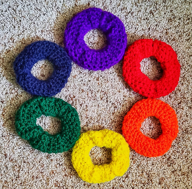 Stackable Stretchy Rings for Toddlers (Scrunchies)