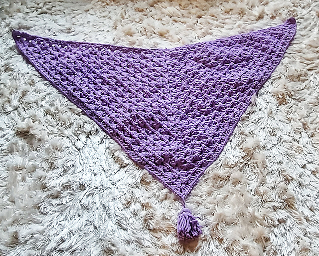 Triangle Granny Shawl