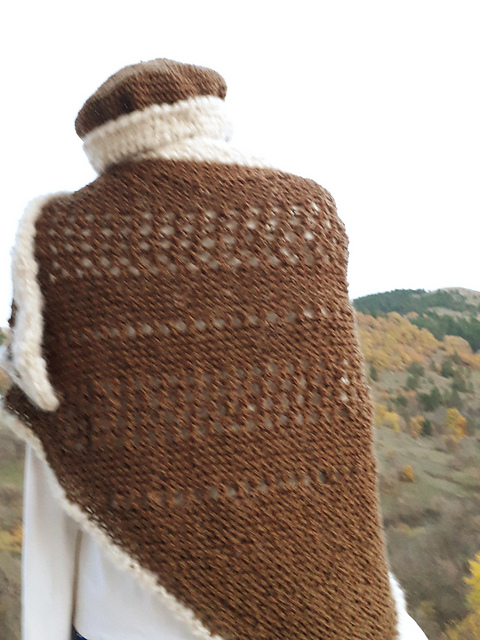 First snow shawl