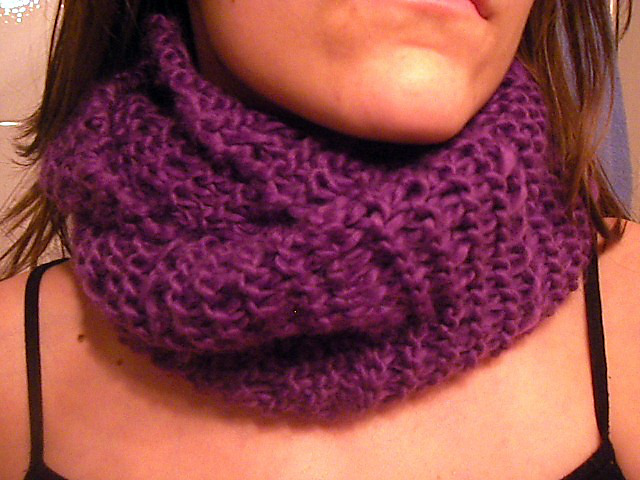 Lace double cowl or shawl