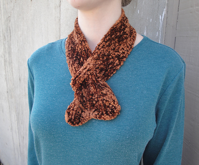 Design F. Pull Through Scarf
