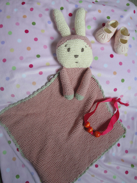 Bunny Blanket Lovie For Baby