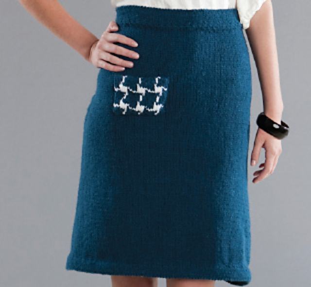 Houndstooth Skirt
