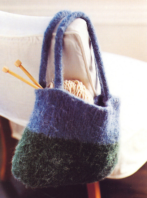 Two-Tone Felted Tote