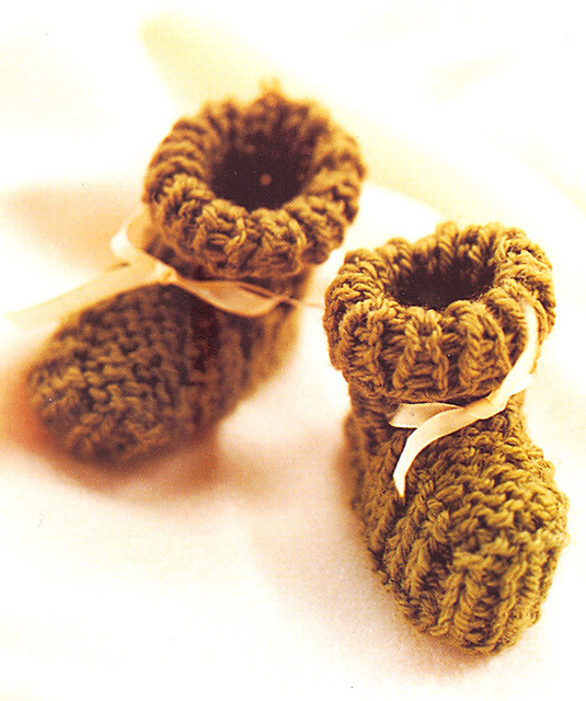 High-Top Baby Booties