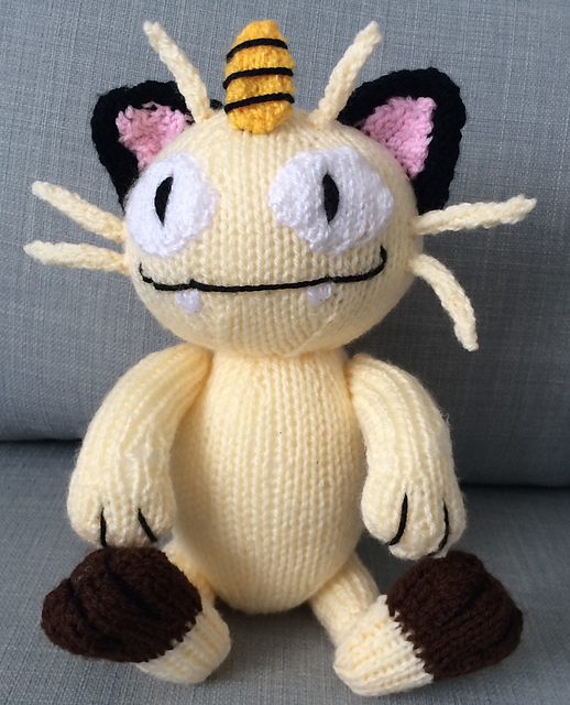 Meowth pokemon soft toy
