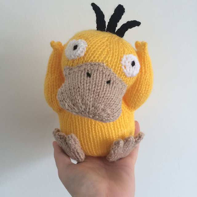 psyduck pokemon amigurumi soft toy