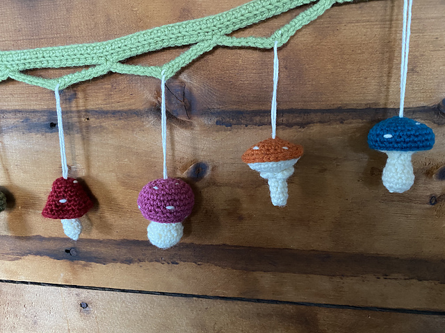 Happy Mushroom Garland