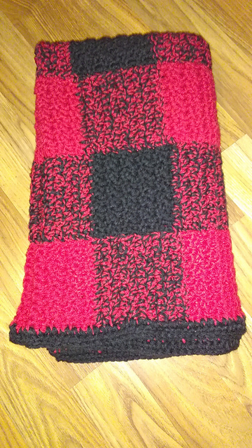 buffalo plaid afghan