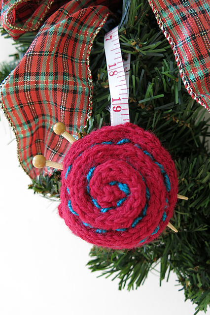 Yarn Ball Christmas Ornament