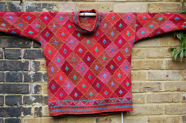 Red Diamonds sweater