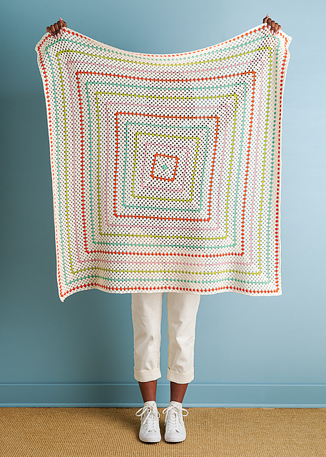 Boundless Granny Square Blanket