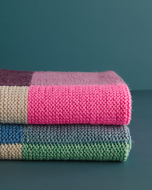 Color Study Blanket in Daily Wool Worsted