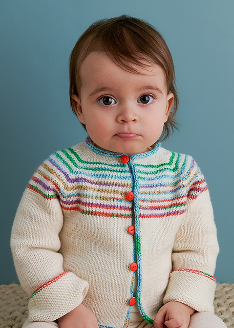 Ravelry: Painted Yoke Cardigan pattern by Purl Soho