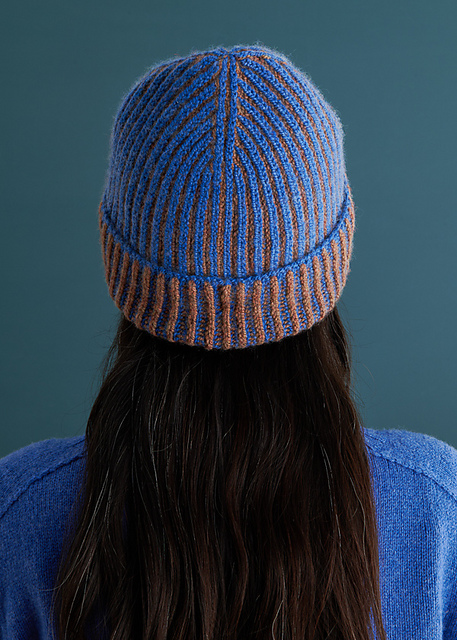 Two-Color Brioche Hat