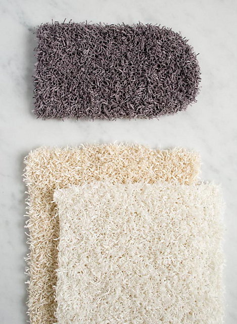 Washcloths and Scrubbing Mitt