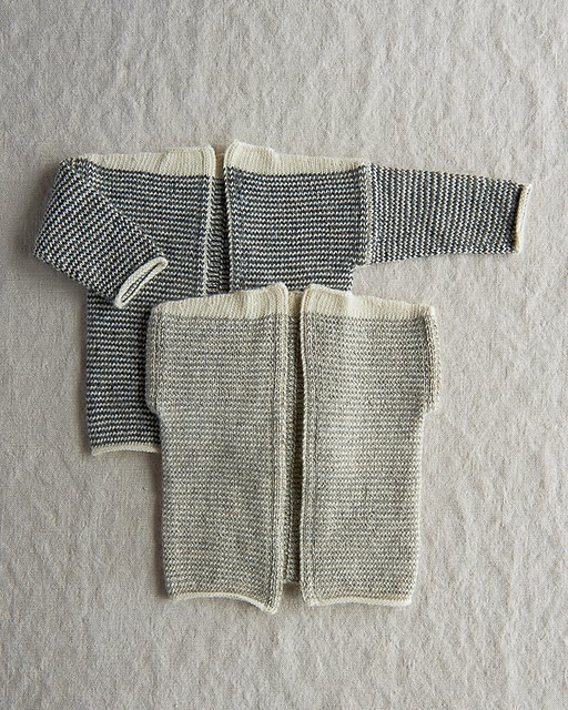 Tiny Stripes Cardigan + Vest