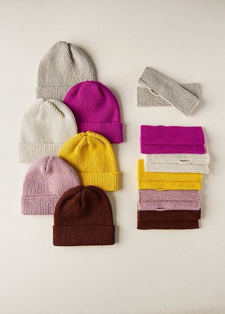 Simple Hand Warmers + Hat