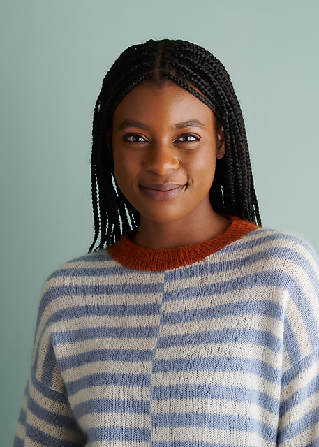 Offset Stripes Pullover