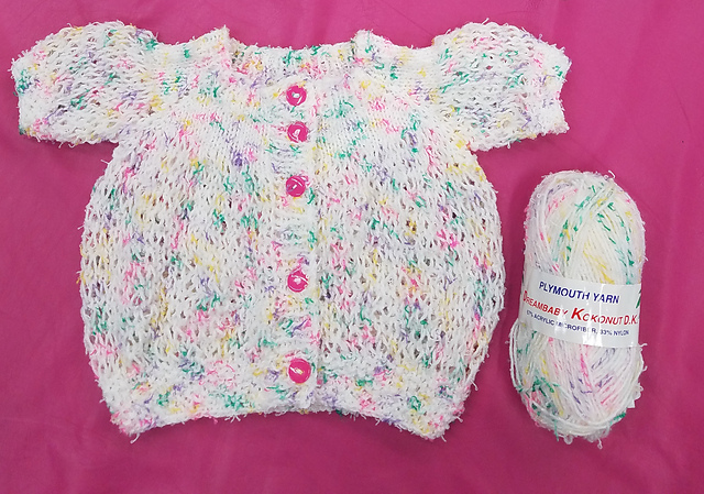 Short-Sleeve Baby Sweater