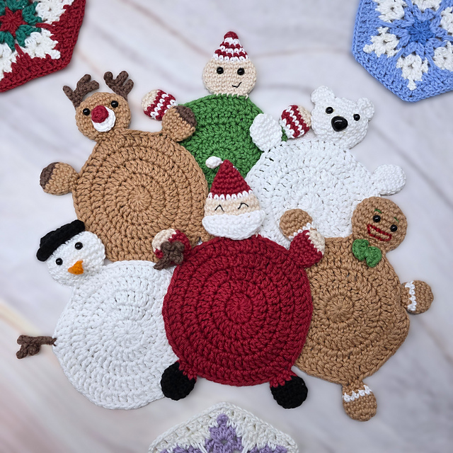 Santa & Friends Coasters