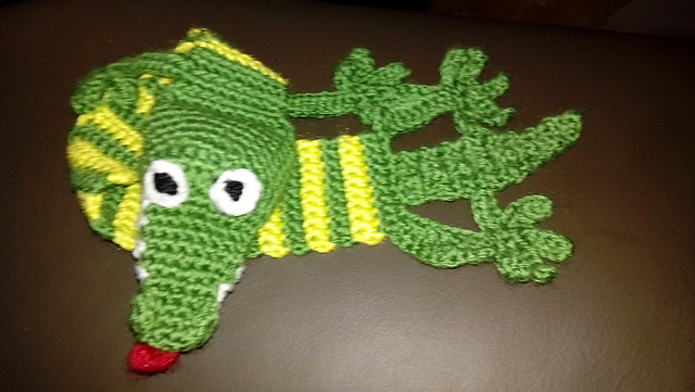 Crocodile bookmark