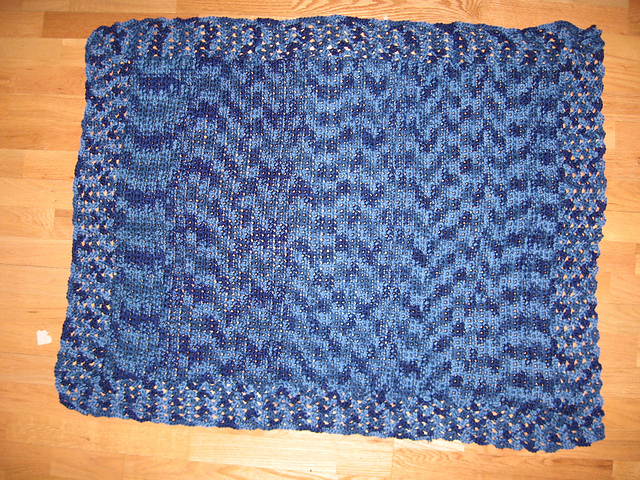 Aunt Aggie's Mesh Cluster Baby Blanket