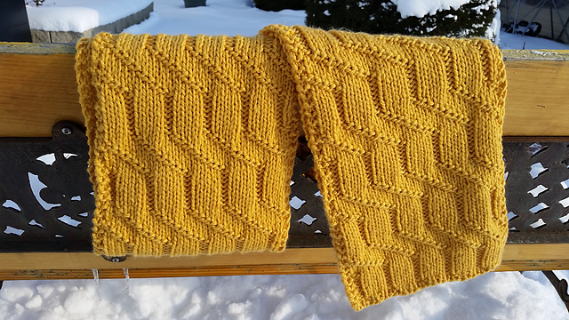 Prairie Wheat Scarf
