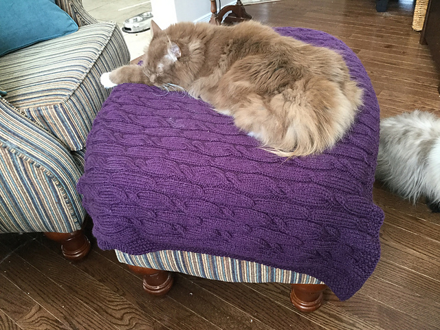 Lots-of-Cables Blanket