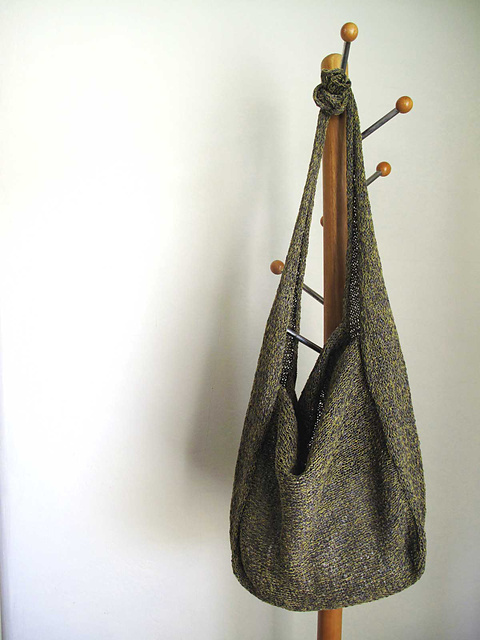 Knot a Knitted Paper Bag