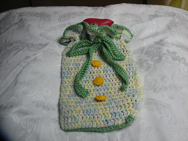 Clown Suit Hot Water Bottle Cover and Baby Bottle Cozy with Hood