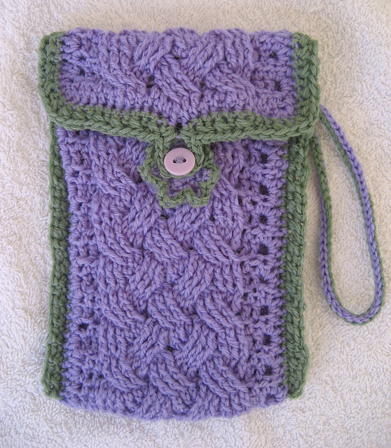 criss cross phone pouch