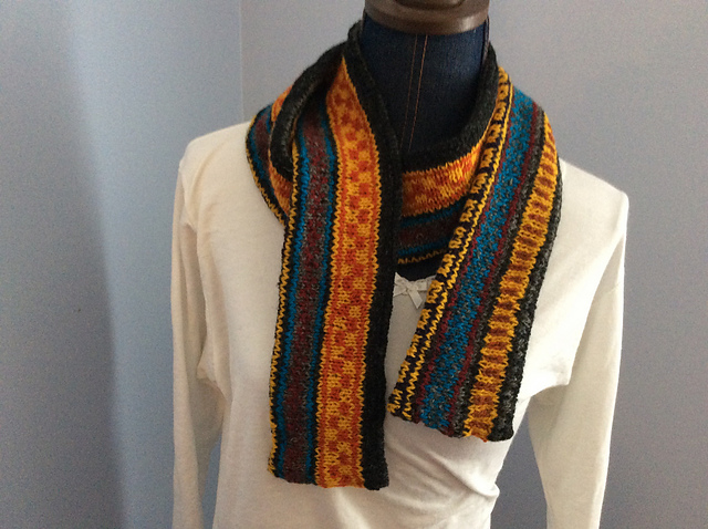Geometric Dazzle Reversible Scarf