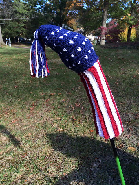 Patriotic Golf Fairway Wood Headcover